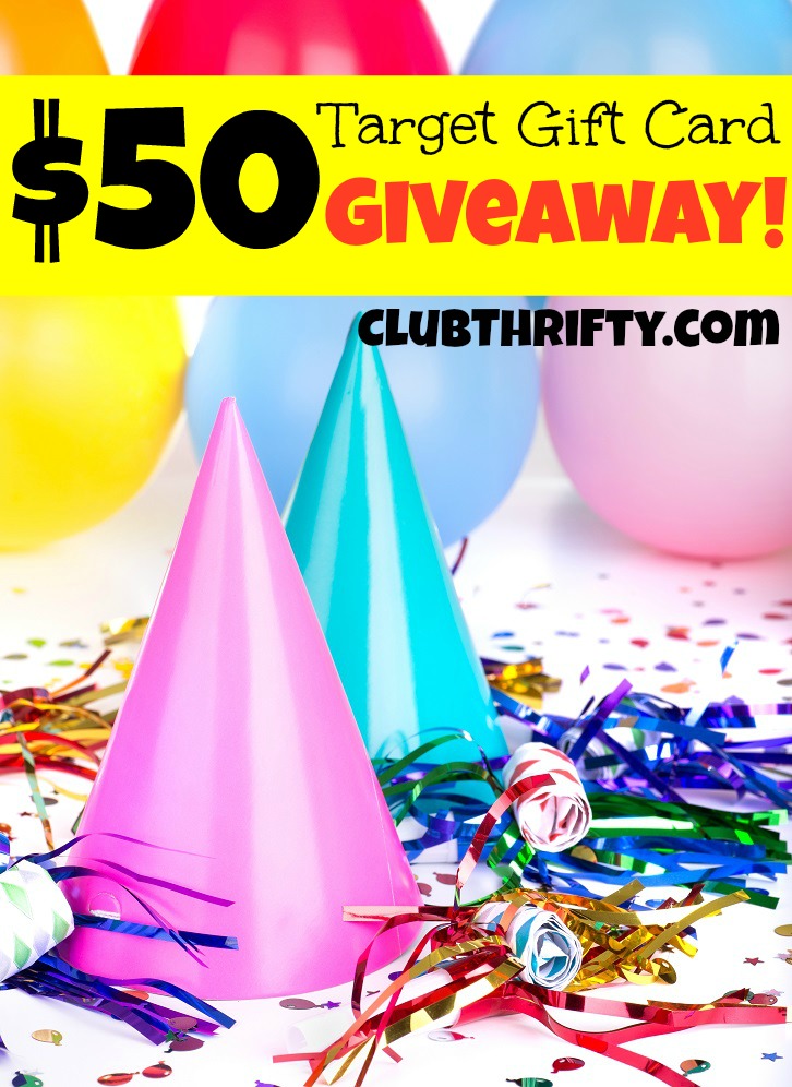 50 Target Gift Card Giveaway Club Thrifty