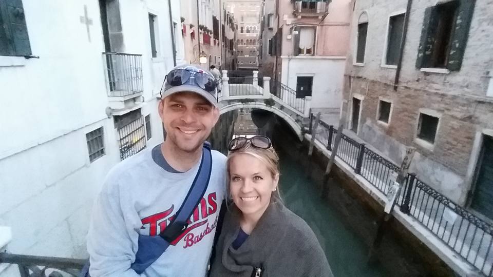 Us in Venice, Italy.