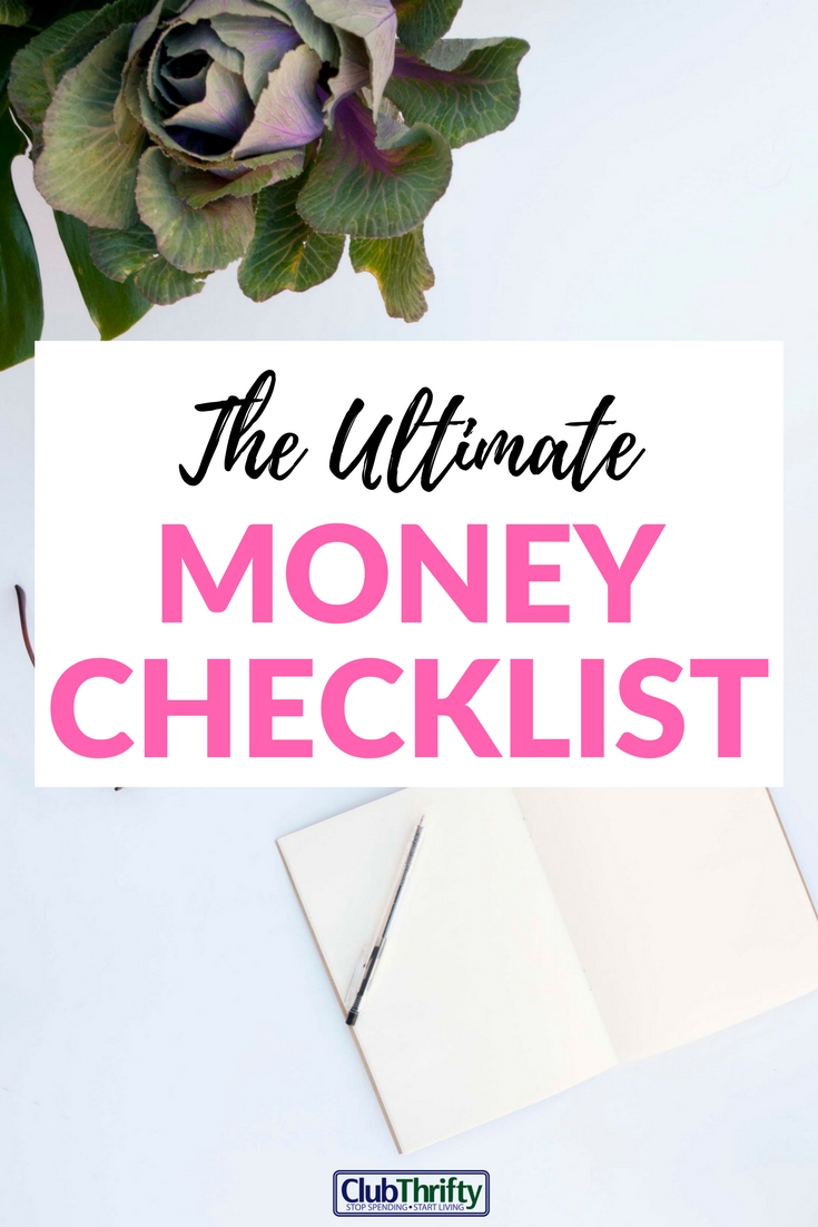 Awesome money checklist of over 35 ideas to help you save money, cut expenses, increase your returns, and save for retirement! There's even a downloadable version.