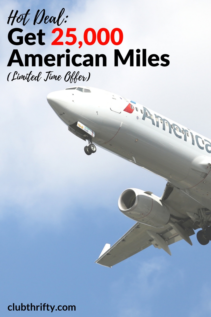 Do you love points and miles? Want to fly for free? Learn how to earn up o 25,000 American AAdvantage miles through this limited time offer.