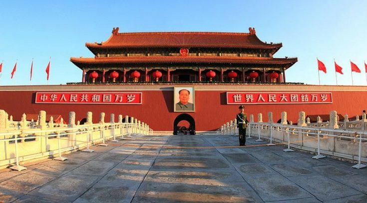 cheapest places to travel - image of the gate to Tiananmen in Beijing
