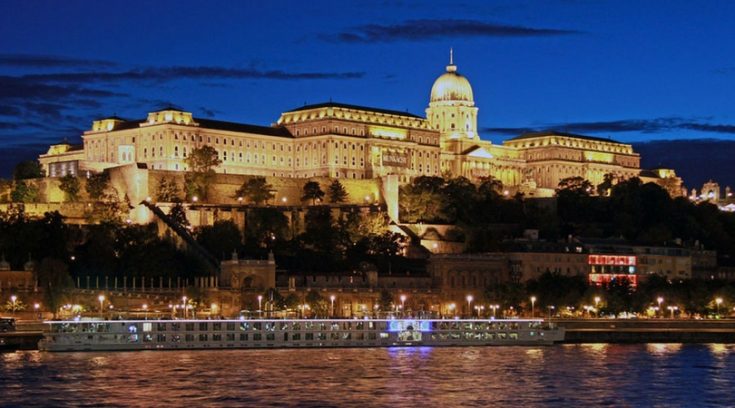 cheapest places to travel - image of Budapest from the Danube at night