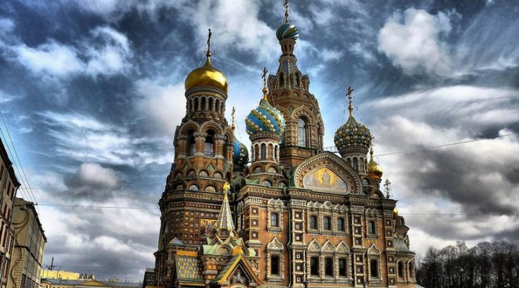 image of church in St. Petersburg, Russia