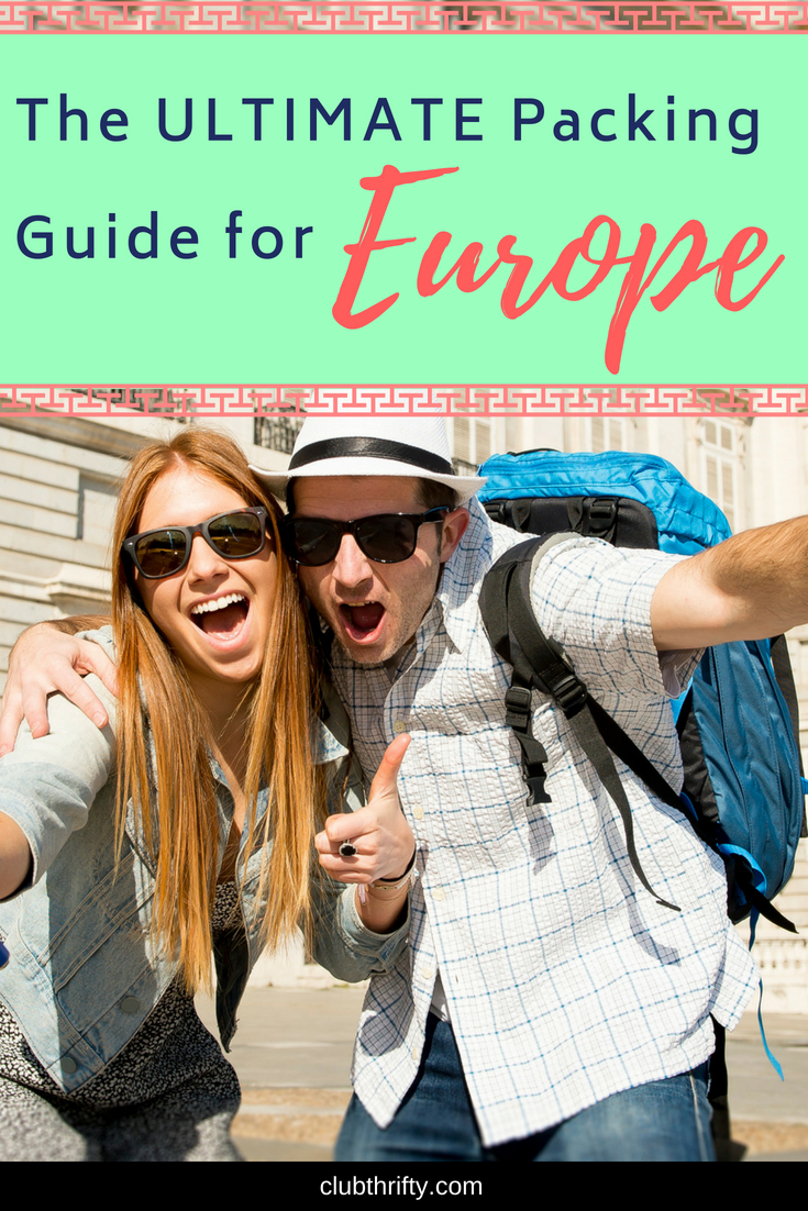 Packing for Europe doesn’t have to be as overwhelming as it seems. Use our "Essential Packing List for Europe" to help you get started!