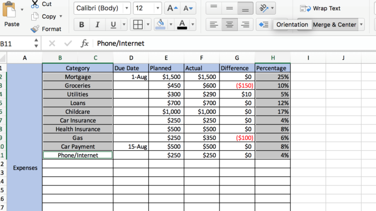 How Do You Do Budgeting Using Excel?