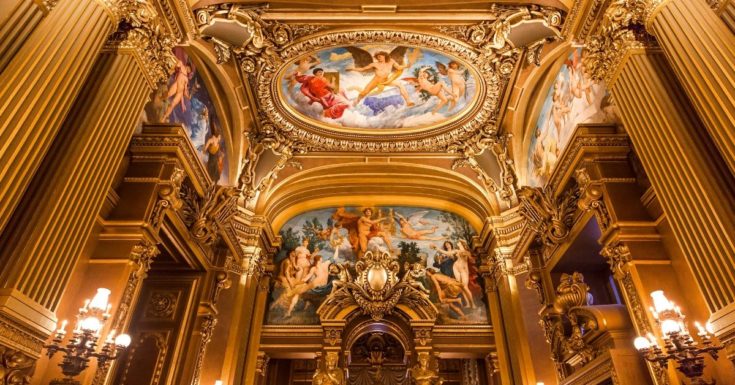 5 Paris Attractions Not to Miss - picture of inside Palais Garnier Opera House