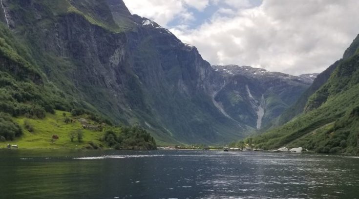 Photo of Norwegian fjord