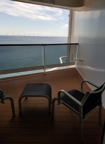 photo of balcony on cruise ship