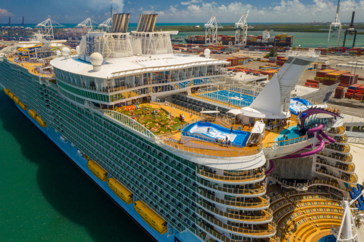 photo of symphony of the seas waterpark