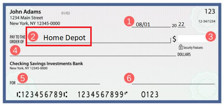 How to Write a Check - Pay to the Order of screenshot