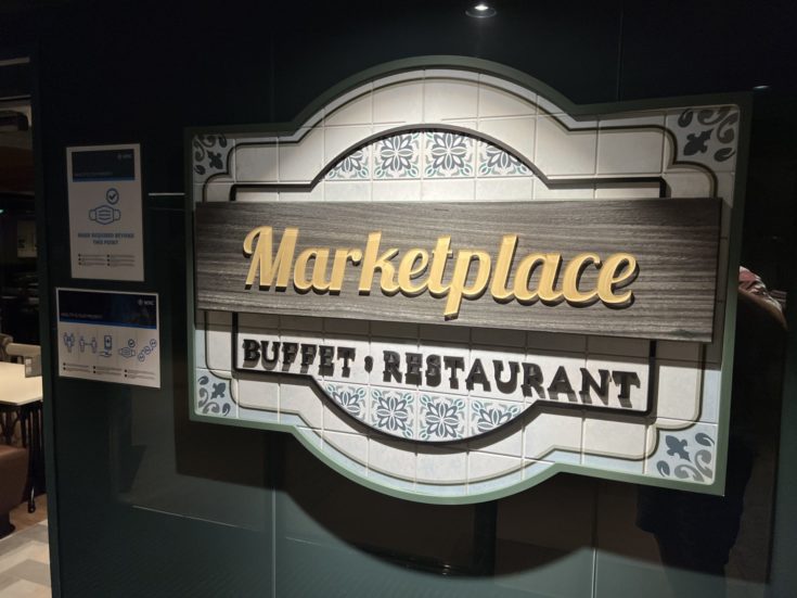 Photo of Marketplace Buffet sign
